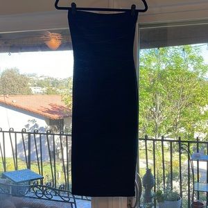 Black with gold pattern strapless BODYCON from Windsor